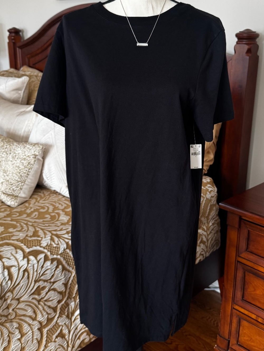 Old Navy T-Shirt Dress - Black - Size Large - NWT